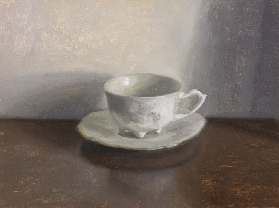 Michal Lieberman_Light and material_Oil on paper mounted on wood_35X26cm_2020_Avi Amsalem 