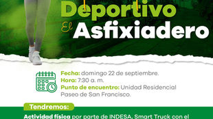 ¡En Sabaneta tendremos la activación de nuestro Corredor Turístico Deportivo El Asfixiadero!