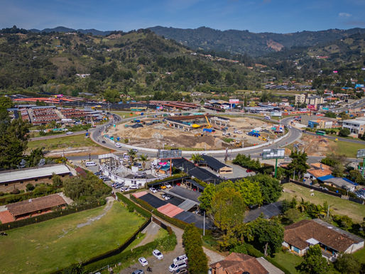 desvío temporal por obras del intercambio vial del aeropuerto José María Córdova, desde este lunes 16 de septiembre.