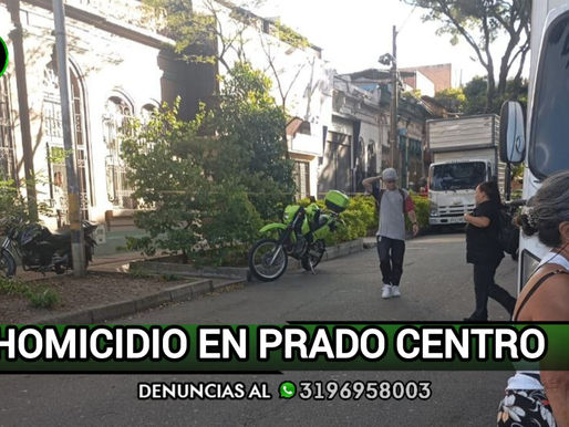 #Medellín | Homicidio en el barrio Prado: hombre fue atacado a tiros