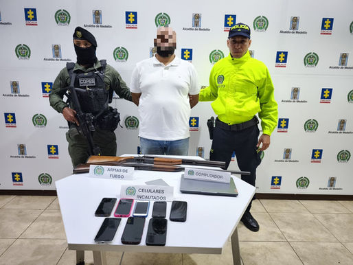 #Medellín/ Cayó alias ‘Toco’, máximo cabecilla del GDO Robledo y ficha clave del narcotráfico internacional