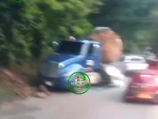 Accidente de tránsito vÃa taraza