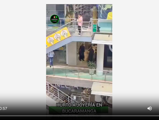 Hurto de joyería en Bucaramanga