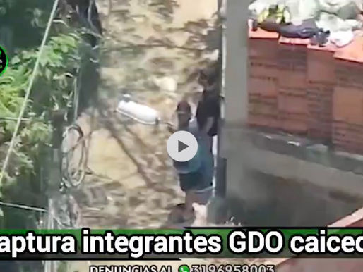 Capturados 3 coordinadores y 1 sicario de un grupo delincuencial de las comunas 8 y 9