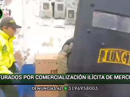 Capturados por comercialización ilícita de mercurio
