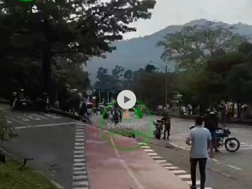 Bloqueos al momento en las vías de Antioquia.