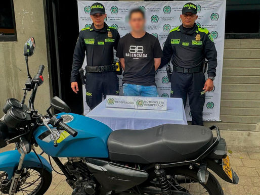 Captura de hombre de 24 años quien mediante intimidación con arma de fuego despoja a una mujer de su celular, no sin antes arrojarla al suelo y arrastrarla