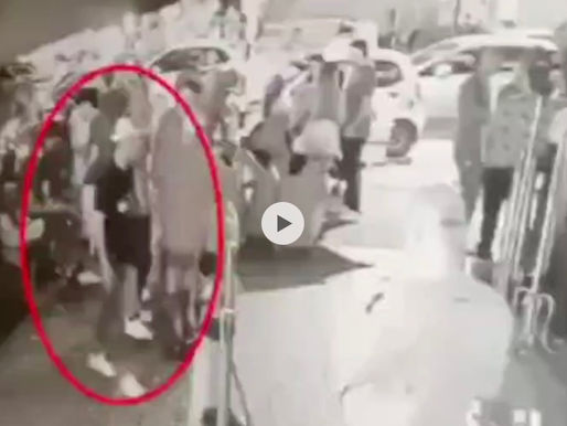 En video quedó registrado el homicidio a las afueras de una discoteca en la 70.