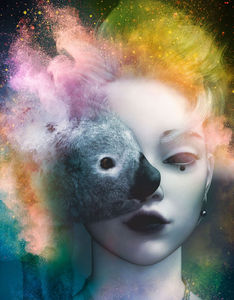 #daz3d #DazStudio #daz3dartwork #portraits #digitalart #closeup #woman #art #nature #storytelling #samarablue #dreamtime #daz3dstudio #insta_daz3 #panda #beauty #vintagestyle #womanpower #human #lyrics #rainbow #wwf #dailyart #color #poesie #kerstinott #samaraslyrics #photoshooting #samarablueurbexart #symbiosis #SamarasWorld