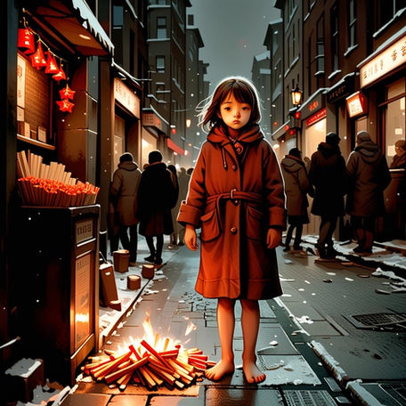 "La niña de los fósforos", cuento de Hans Christian Andersen