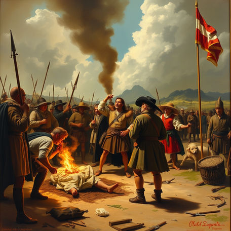 "El hambre" (1536) cuento de Manuel Mujica Láinez.