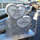 Thumbnail: DOUBLE STACKED HEART MONUMENTS & VASE SET