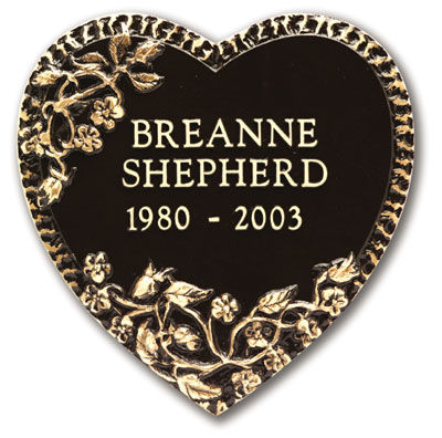 Thumbnail: SINGLE HEART MONUMENT ,VASE LARGE PHOTO