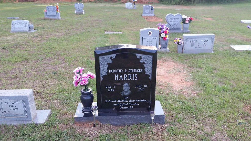 Thumbnail: BLACK ETCHED PHOTO MONUMENT & VASE