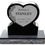 Thumbnail: BLACK HEART MONUMENT & VASE SET SPECIAL PRICE
