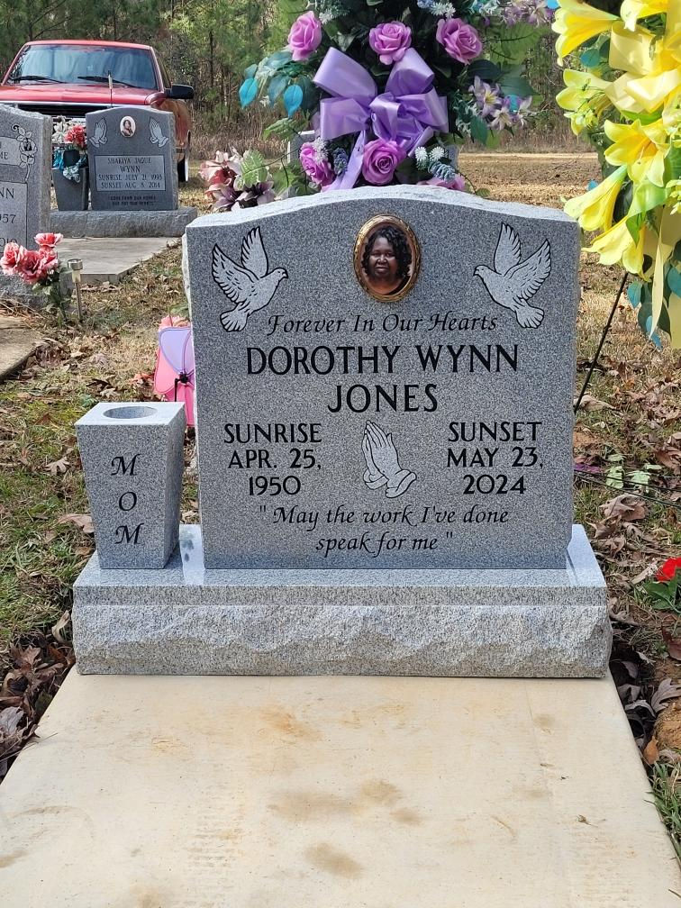 LARGE 24624 SINGLE MONUMENT / PHOTO VASE SET