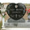 Thumbnail: BLACK HEART MONUMENT PHOTO & VASE