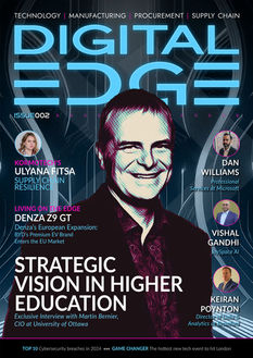 Digital Edge magazine cover featuring Wayne Alcock.
