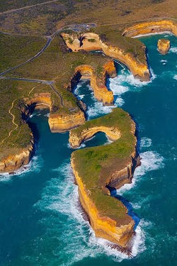Australia, Victoris, 12 apostles from the air