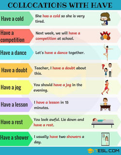 collocations with HAVE