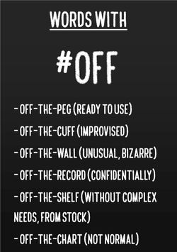 words with off