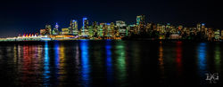 Canada, Vancouver at night