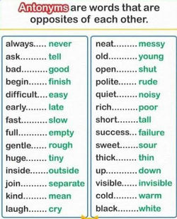oposites