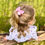 Thumbnail: Pink Linen Bow Clip | single or pigtail set