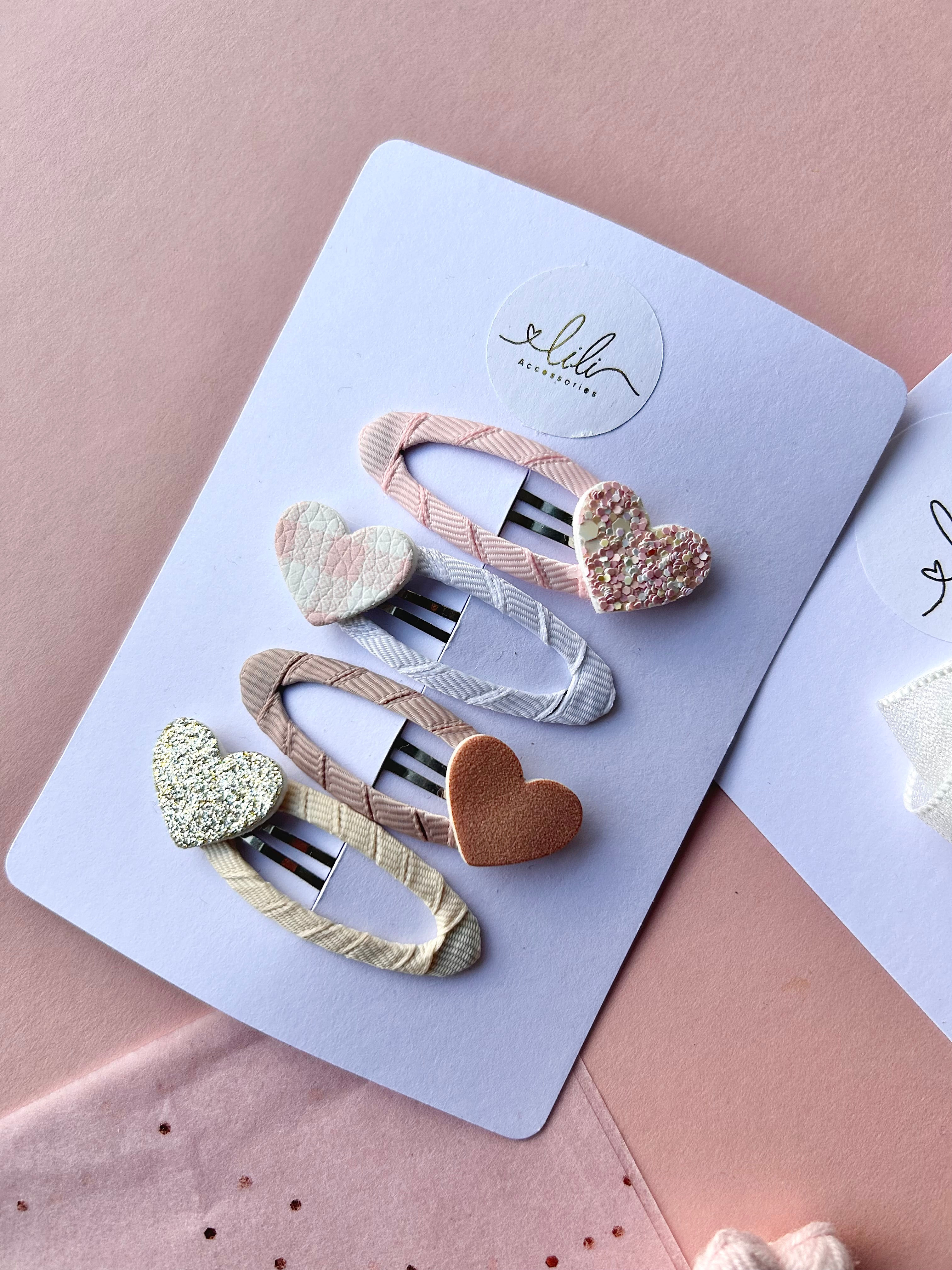 Sweet Heart Clips | Set of 4