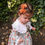 Thumbnail: Autumnal Flowers Embroidered Bow