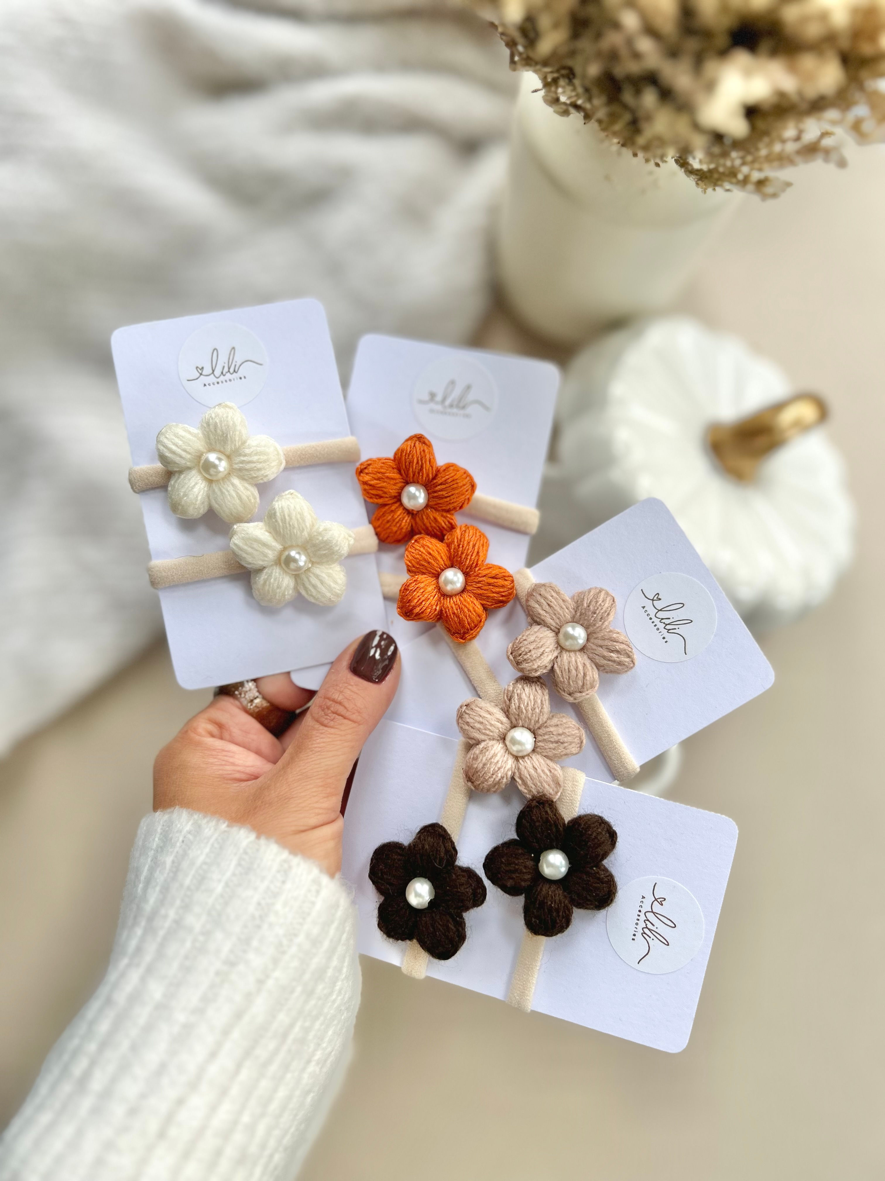 Pearl Flower Bobbles | 4 colours