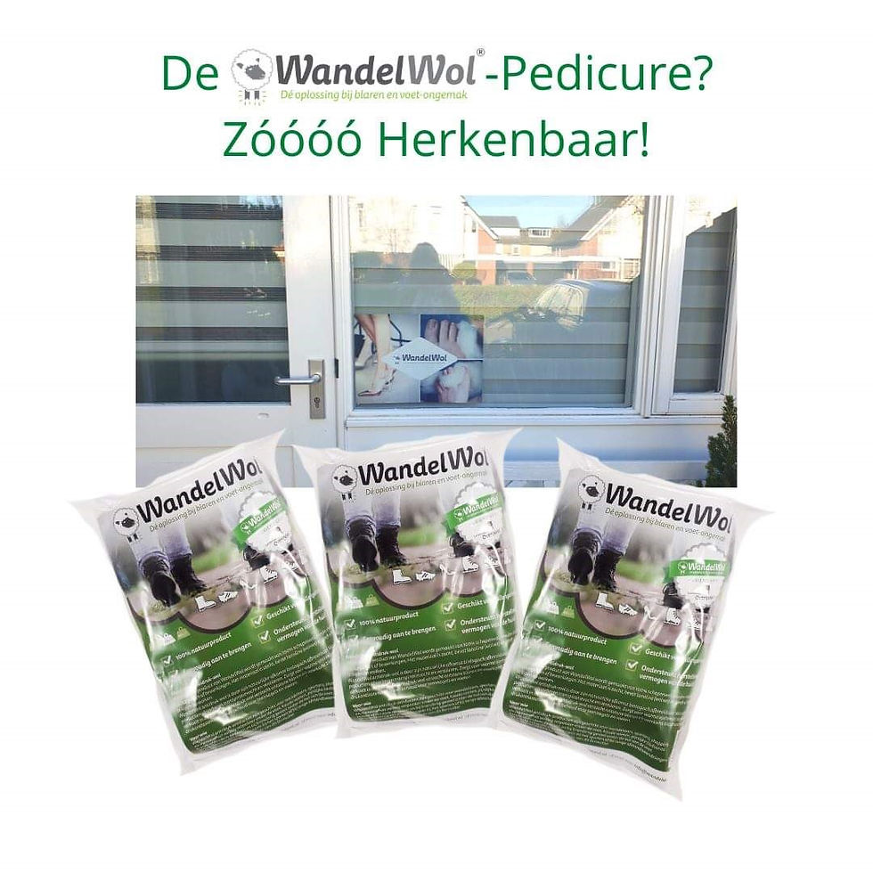 Wandelwol pedicure