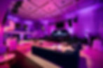 Permenant venue AV setup in Miami withstage ligting, LED video wall, and pro sound system for live performance