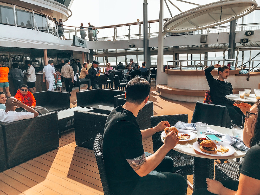 Norwegian Cruise Lunch