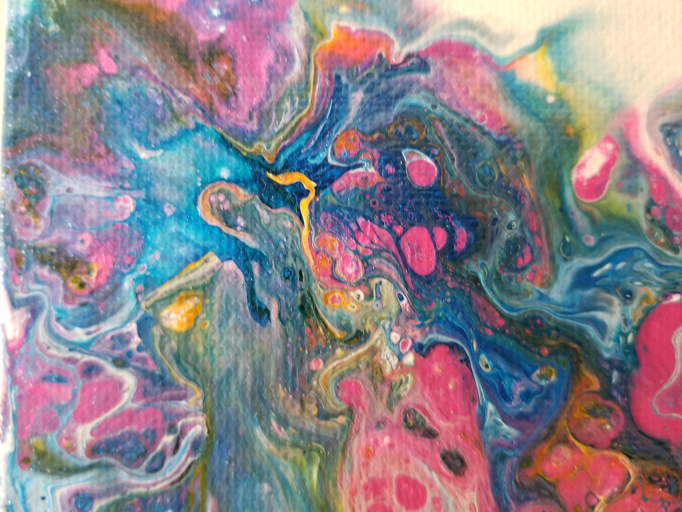 Thumbnail: Acrylic Pouring Paint  2 - 5" x 7” P107