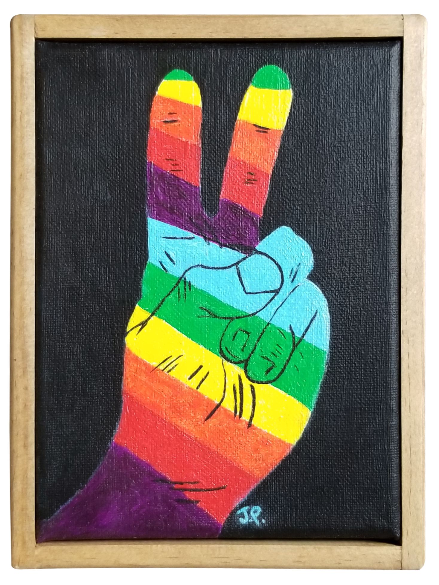 PEACE FRAMED 5" X 7"
