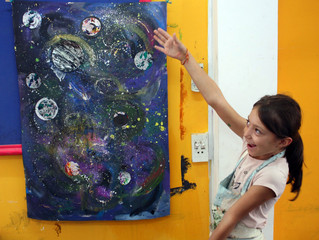 Out of this world- space painting