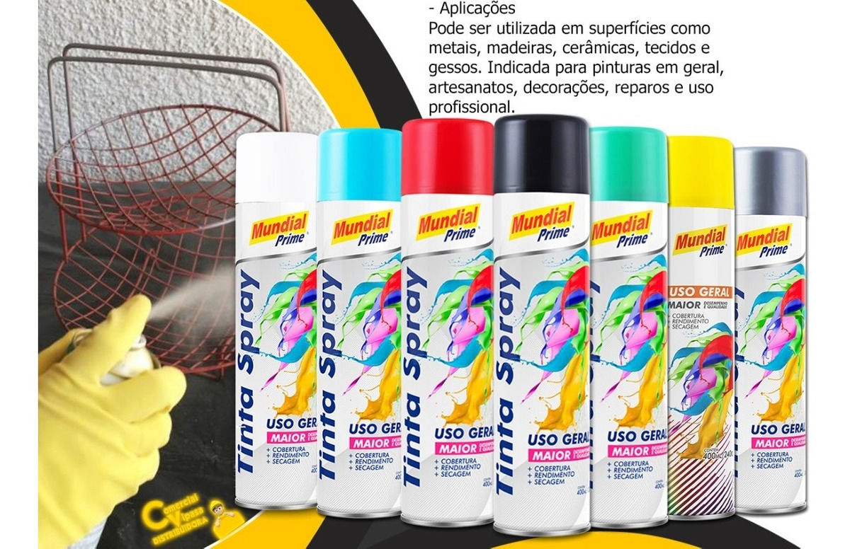 Spray coloridos mundial prime