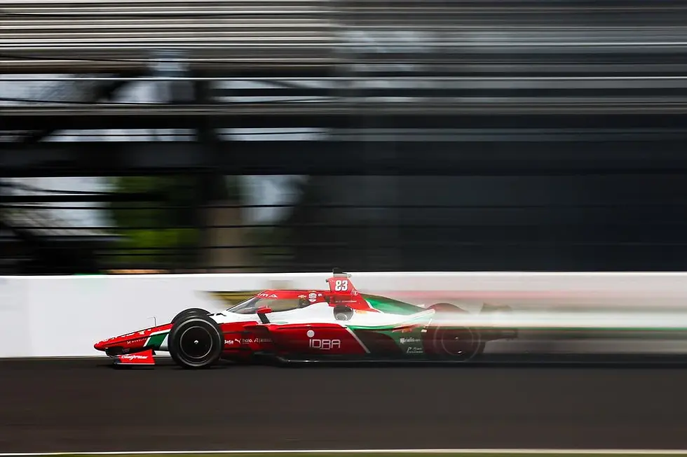Robert Shwartzman during Indianapolis 500 Practice (Photo by Chris Owens, Penske Entertainment)