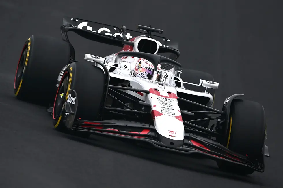 Max Verstappen in the RB21 at the Suzuka Circuit in Honda colors (Photo by: Rudy Carezzevoli/Getty Images via Red Bull Content Pool)
