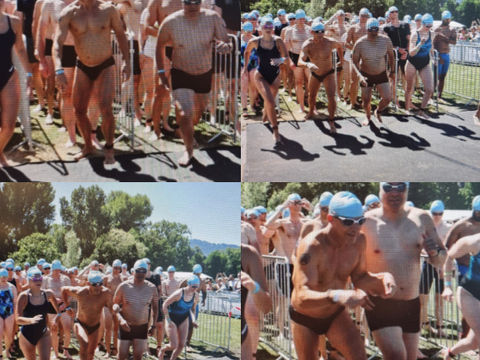 Mit 53 zum ersten Mal am Start – Mein erstes Mal beim Firmentriathlon