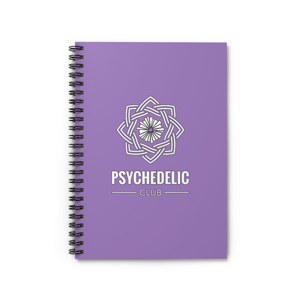 Psychedelic Club Notebook- Purple