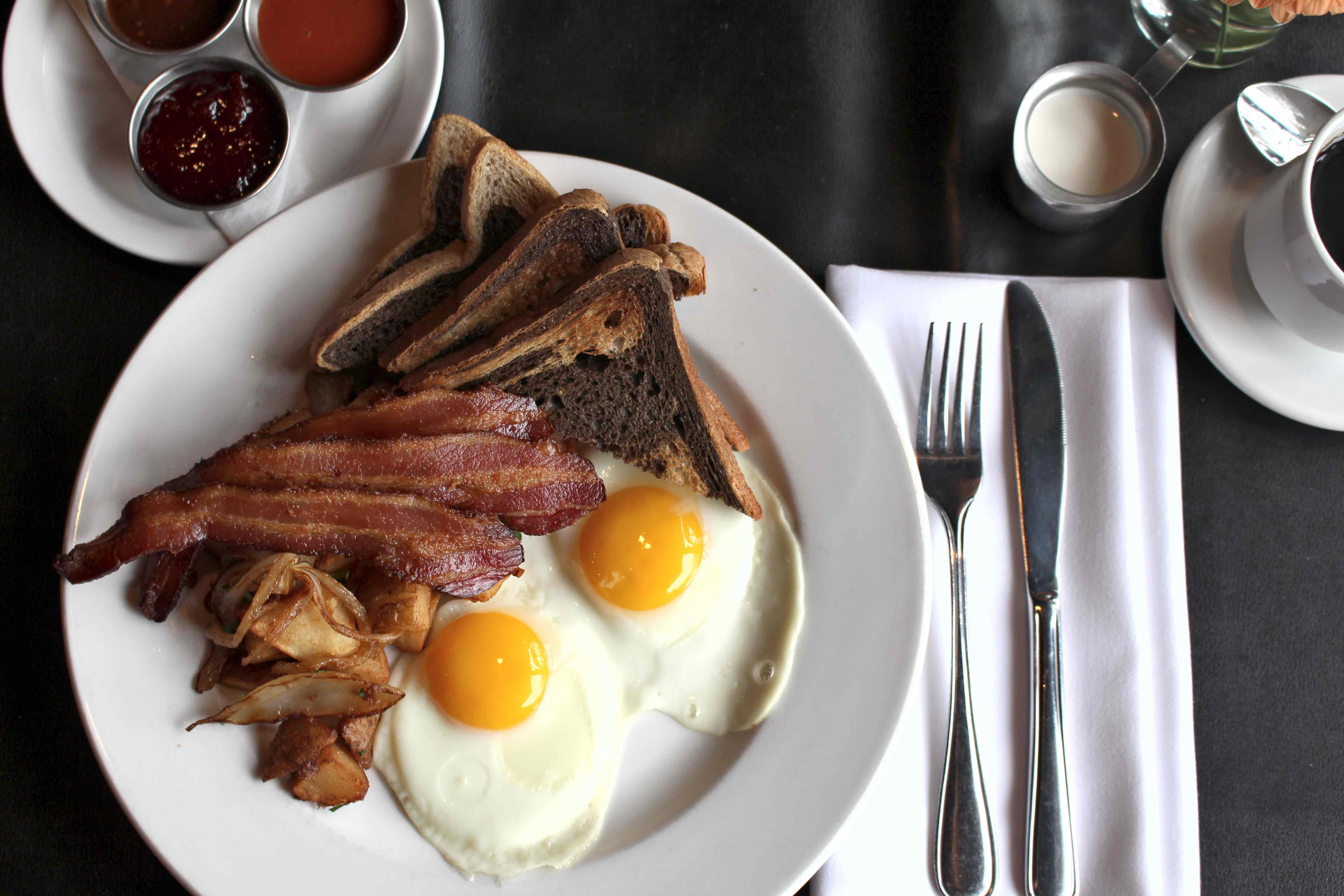 Arranged Food and Objects