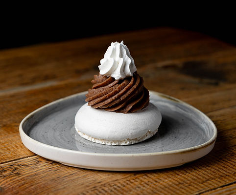 dessert maison Mont Blanc