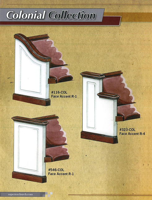 Pew End Style Colonial Collection