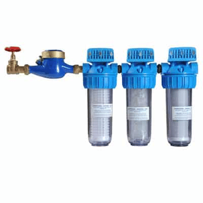 Ev Ana Şebeke Girişi 3’lü Su Yumuşatma 3’lü Sistemi