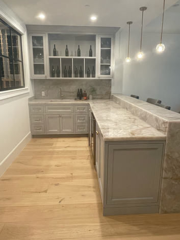 full home renovation home bar Bay Area