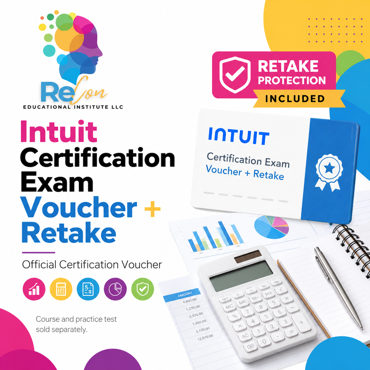 Intuit Certification Exam Voucher + Retake