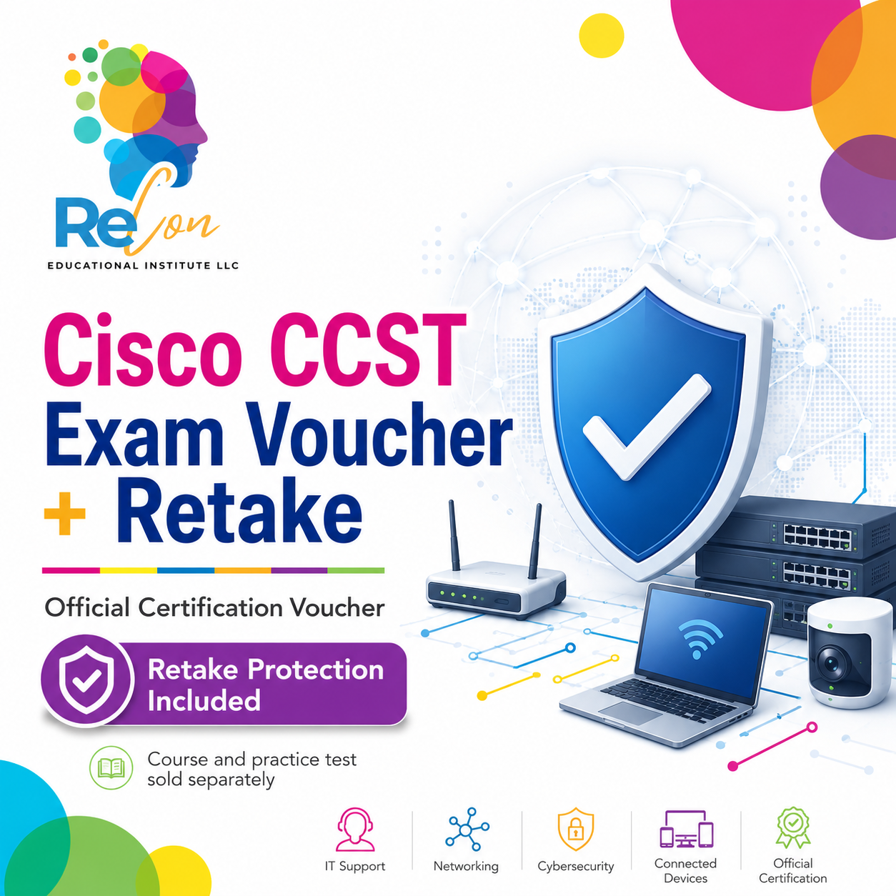 Cisco CCST Exam Voucher + Retake