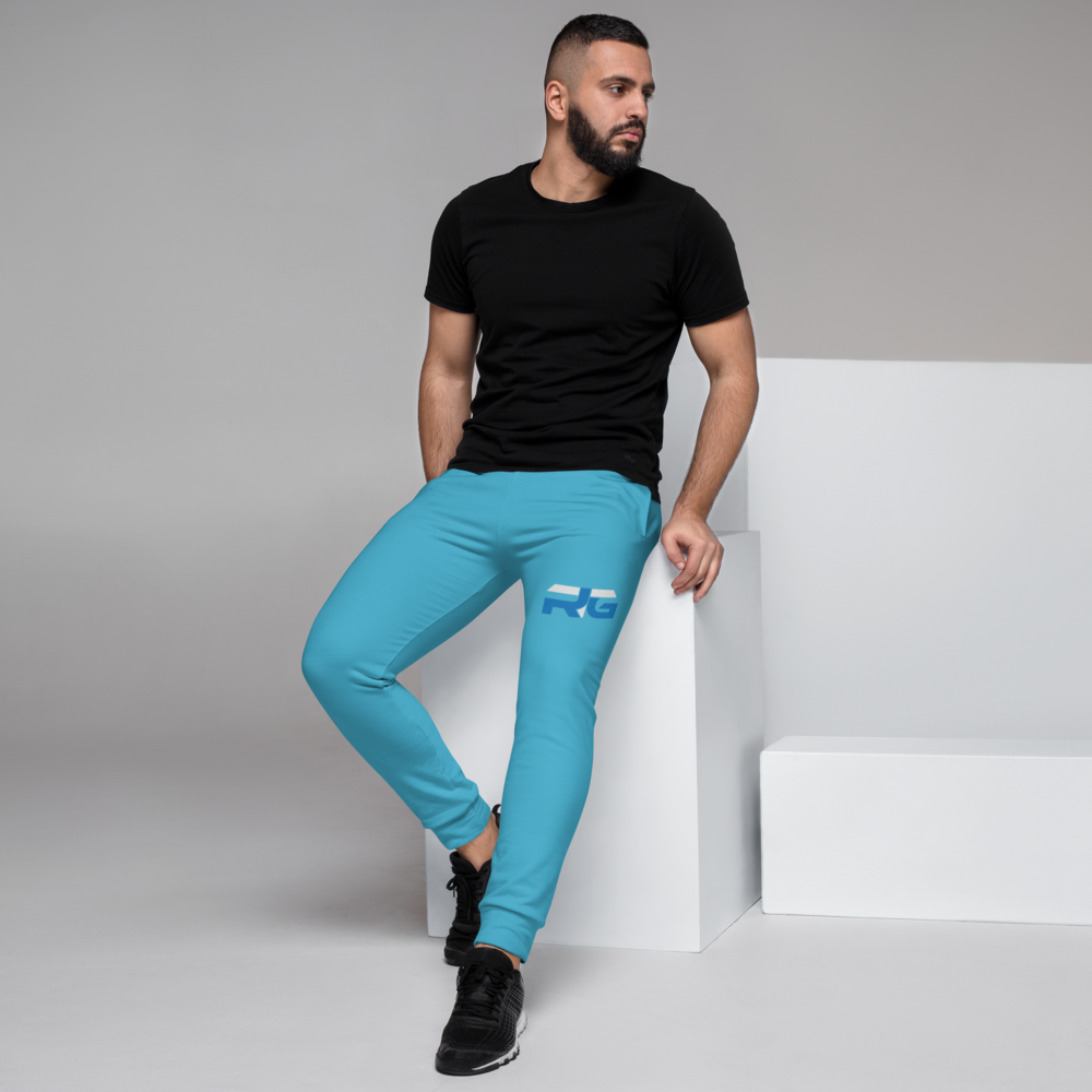 Men's Sky Blue Joggers 
